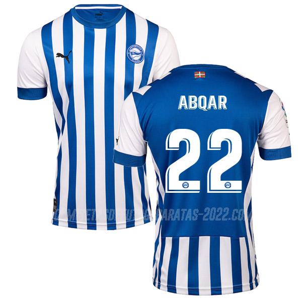 abqar camiseta 1ª equipación deportivo alaves 2022-23