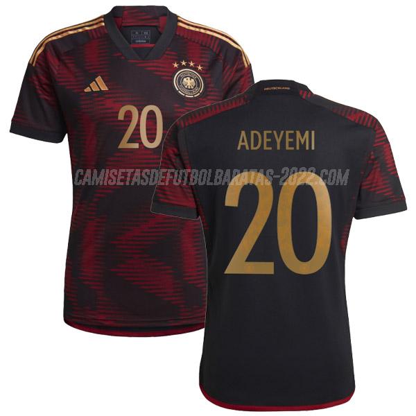 adeyemi camiseta 2ª equipación alemania copa mundial 2022