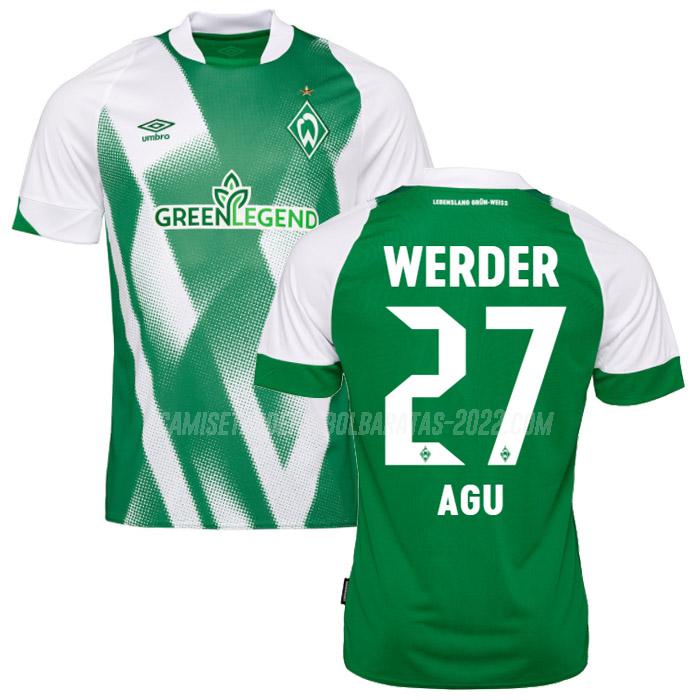 agu camiseta 1ª equipación werder bremen 2022-23