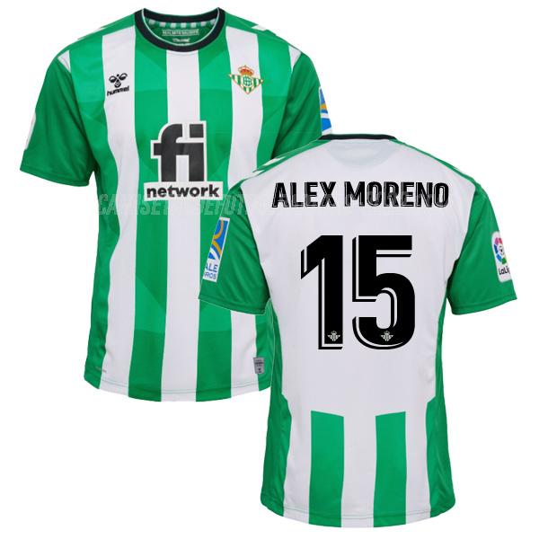 alex moreno camiseta 1ª equipación real betis 2022-23