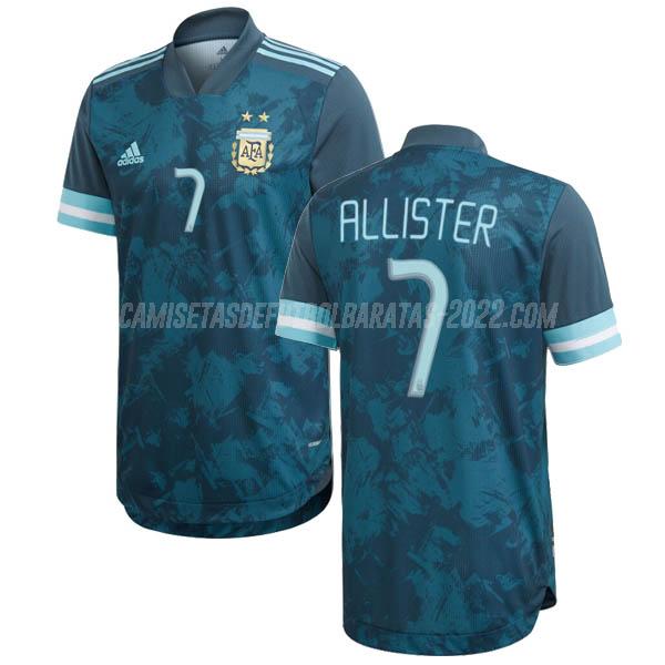 allister camiseta de la 2ª equipación argentina 2020-2021