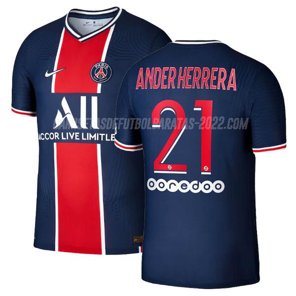ander herrera camiseta de la 1ª equipación paris saint-germain 2020-21