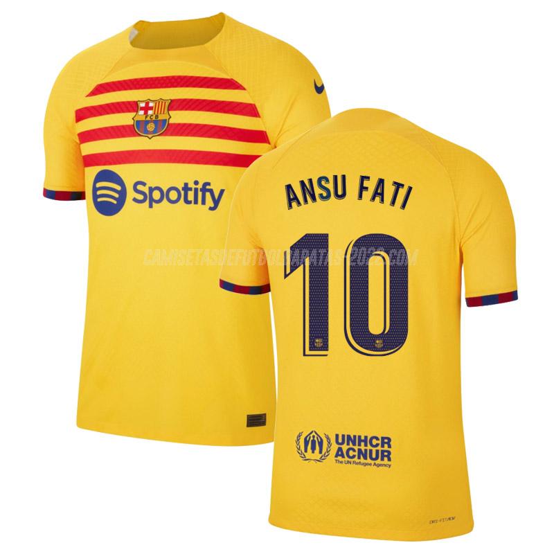 ansu fati camiseta de la 4ª equipación barcelona 2022-23