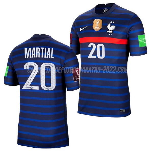 anthony martial camiseta de la 1ª equipación francia 2021-22