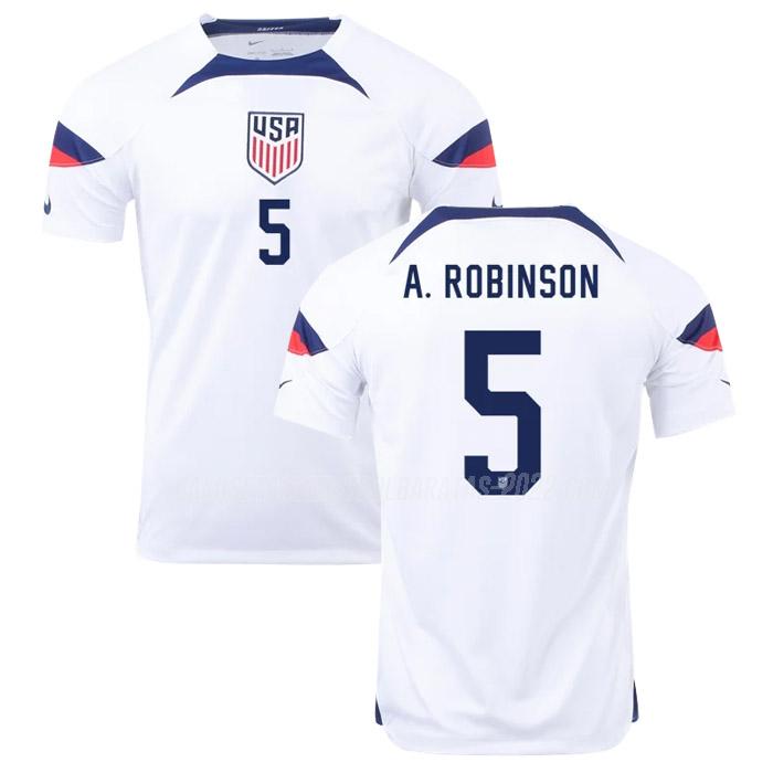 antonee robinson camiseta 1ª equipación estados uniños copa mundial 2022