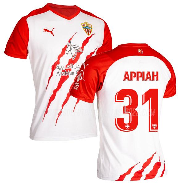 appiah camiseta de la 1ª equipación almeria 2021-22