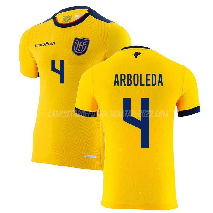 arboleda camiseta 1ª equipación ecuador copa mundial 2022