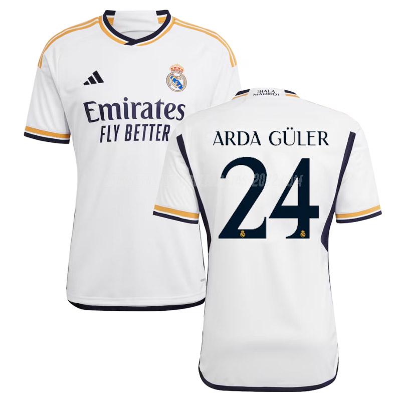 arda guler camiseta de la 1ª equipación real madrid 2023-24