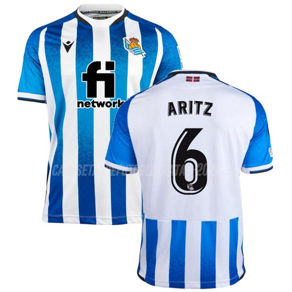 aritz camiseta de la 1ª equipación real sociedad 2021-22