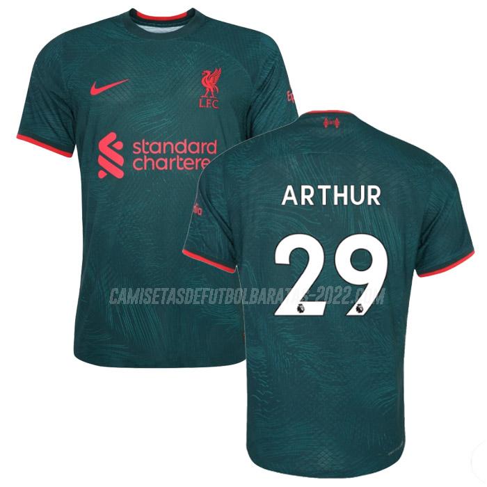 arthur camiseta de la 3ª equipación liverpool 2023