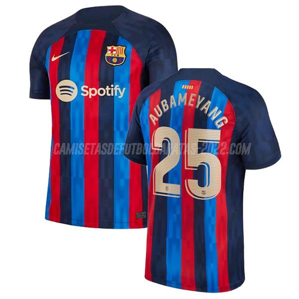 aubameyang camiseta 1ª equipación fc barcelona 2022-23
