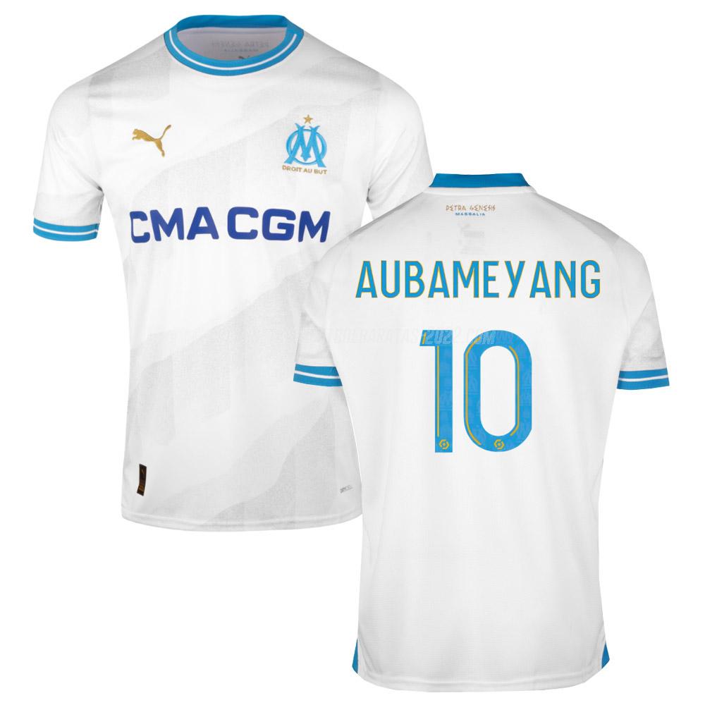 aubameyang camiseta de la 1ª equipación marseille 2023-24