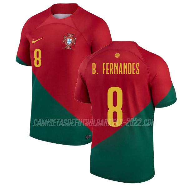 b. fernandes camiseta 1ª equipación portugal copa mundial 2022