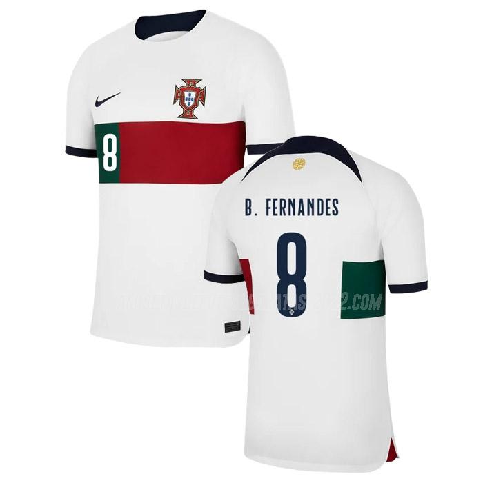 b. fernandes camiseta 2ª equipación portugal copa mundial 2022