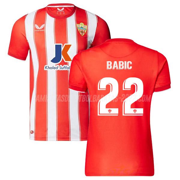 babic camiseta 1ª equipación almeria 2022-23