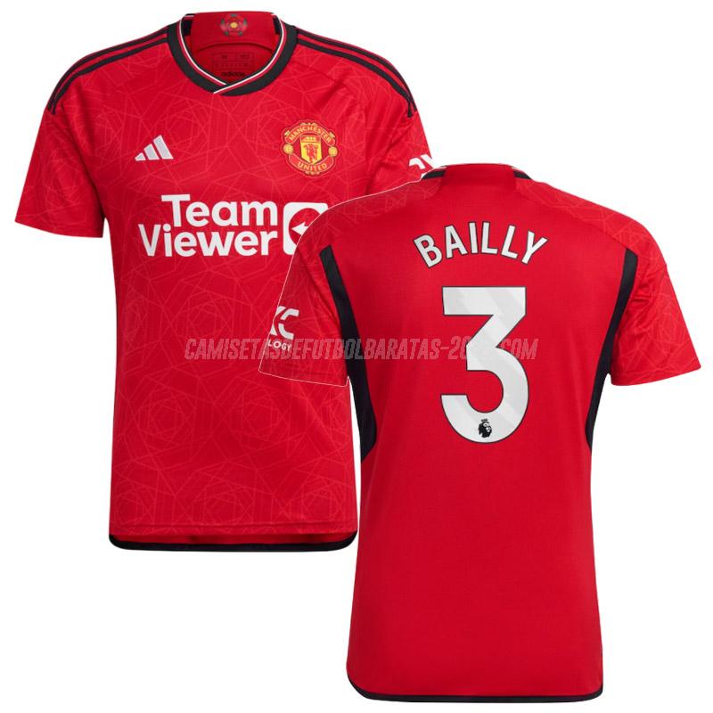 bailly camiseta de la 1ª equipación manchester united 2023-24