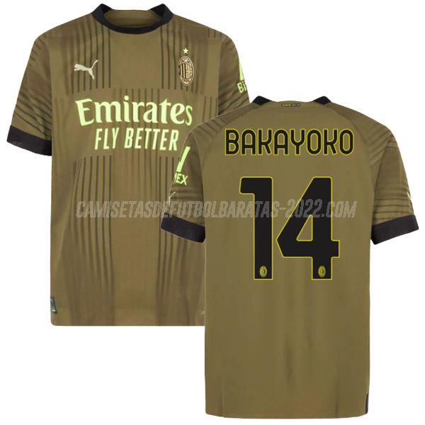 bakayoko camiseta 3ª equipación ac milan 2022-23