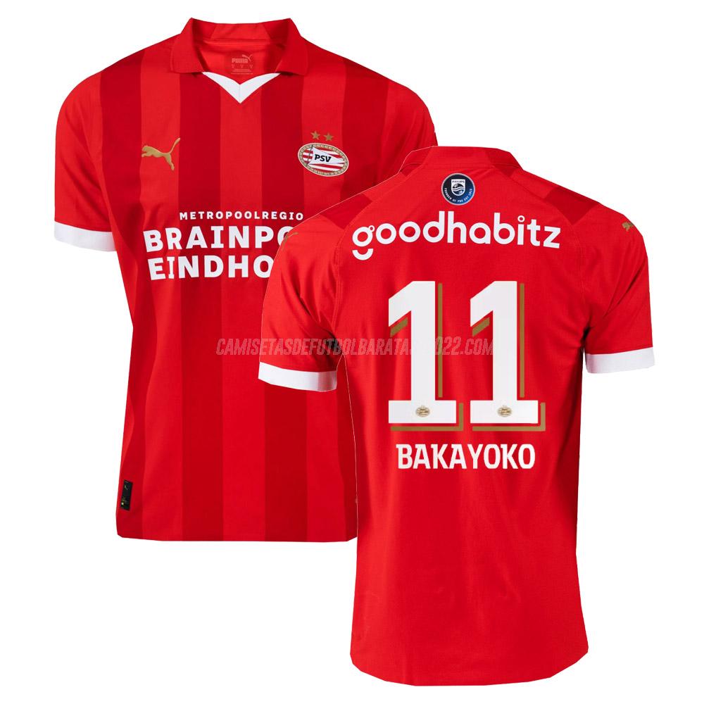 bakayoko camiseta de la 1ª equipación psv 2023-24