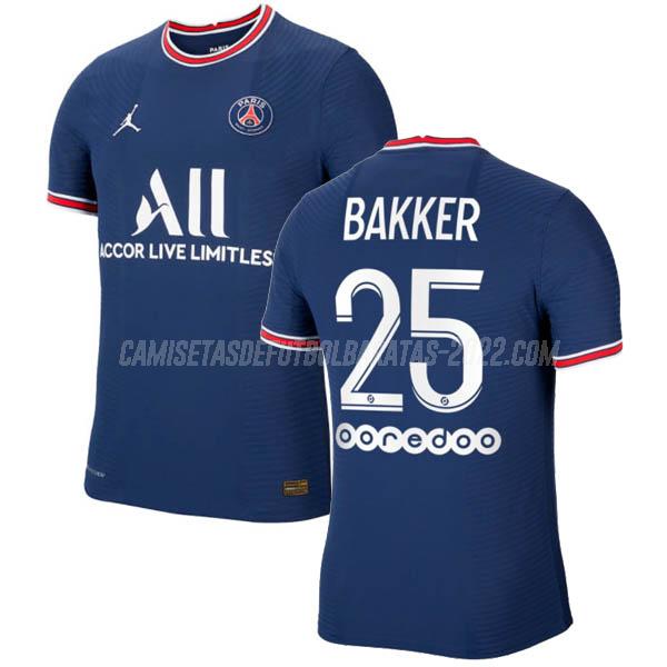 bakker camiseta de la 1ª equipación paris saint-germain 2021-22