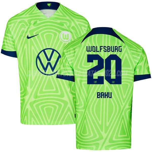 baku camiseta 1ª equipación wolfsburg 2022-23