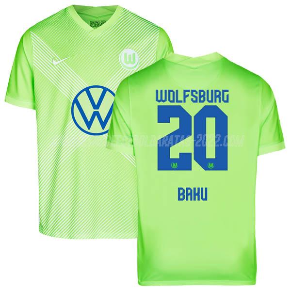 baku camiseta de la 1ª equipación wolfsburg 2020-21