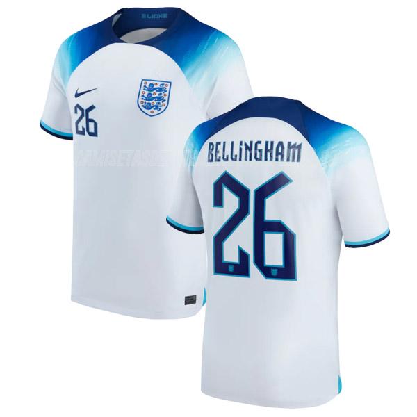 bellingham camiseta 1ª equipación inglaterra copa mundial 2022
