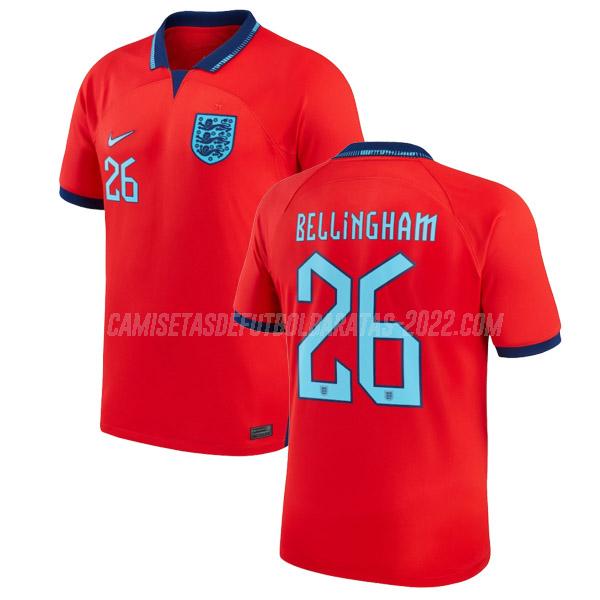 bellingham camiseta 2ª equipación inglaterra copa mundial 2022