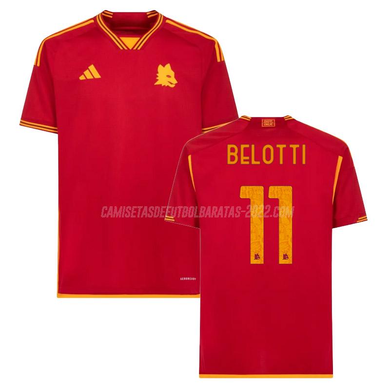 belotti camiseta de la 1ª equipación roma 2023-24