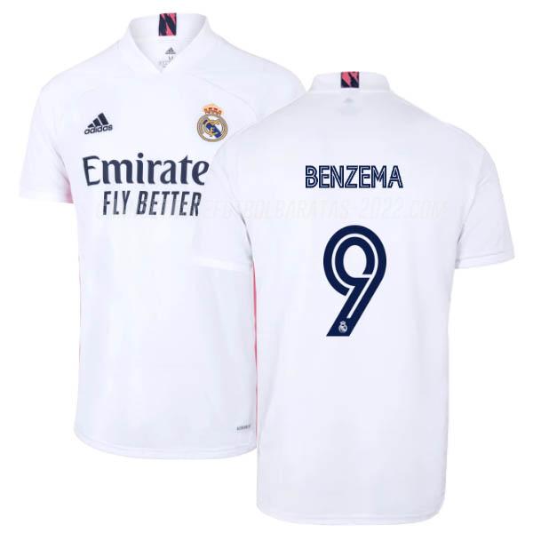 benzema camiseta de la 1ª equipación real madrid 2020-21