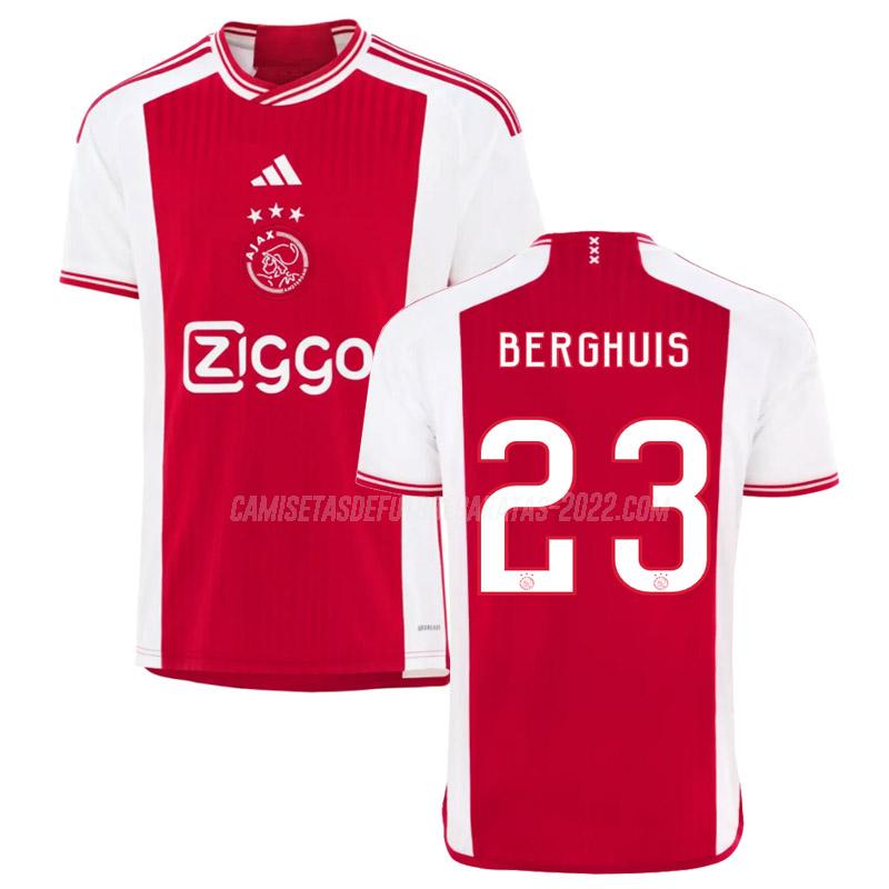 berghuis camiseta de la 1ª equipación ajax 2023-24