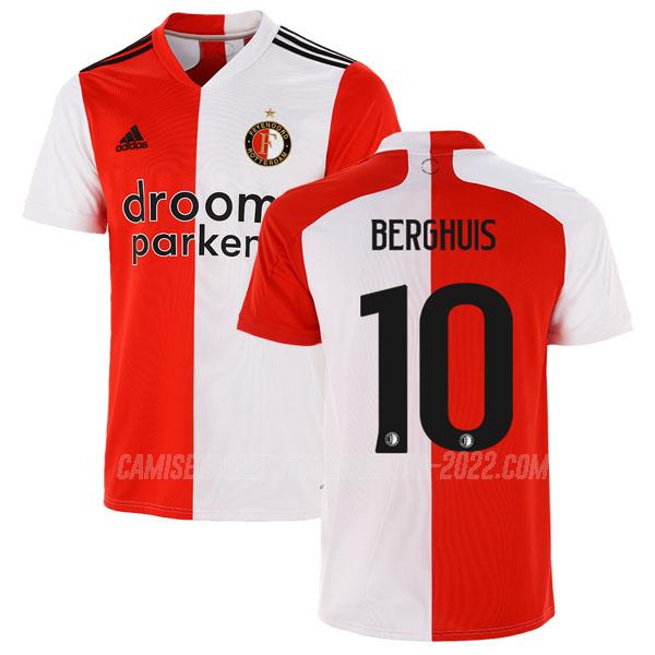 berghuis camiseta de la 1ª equipación feyenoord 2020-21
