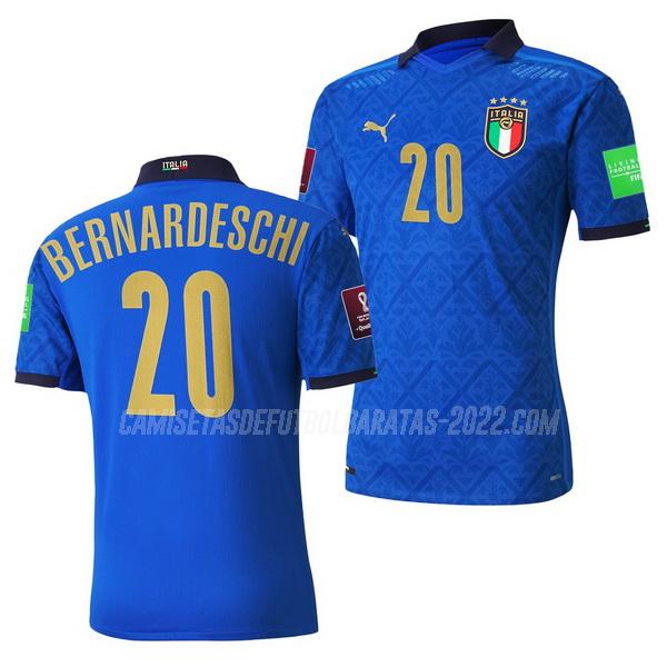 bernardeschi camiseta de la 1ª equipación italia 2021-22