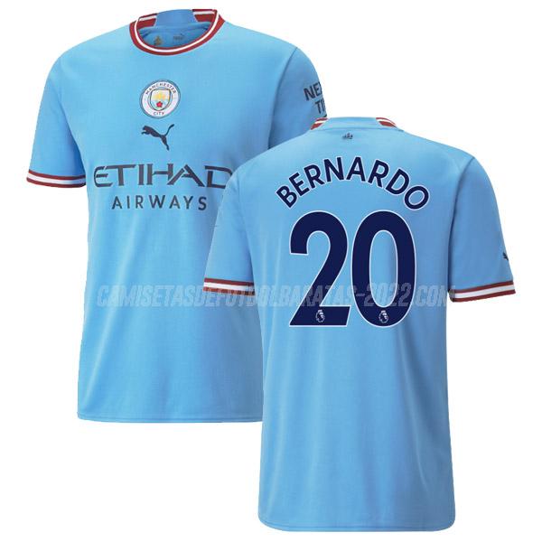bernardo camiseta 1ª equipación manchester city 2022-23