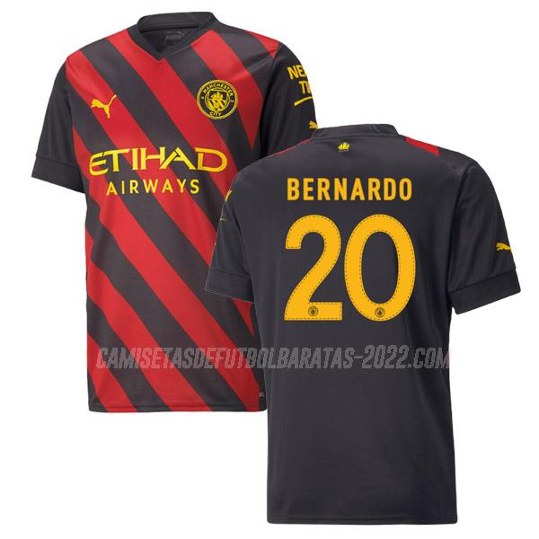 bernardo camiseta 2ª equipación manchester city 2022-23
