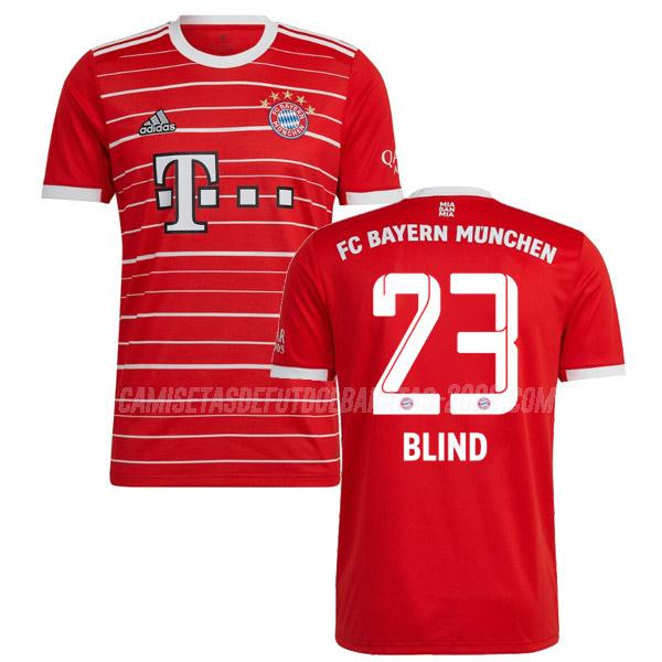 blind camiseta de la 1ª equipación bayern munich 2022-23