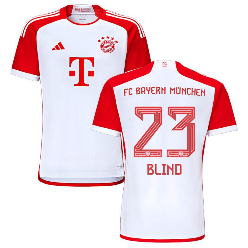 blind camiseta de la 1ª equipación bayern munich 2023-24