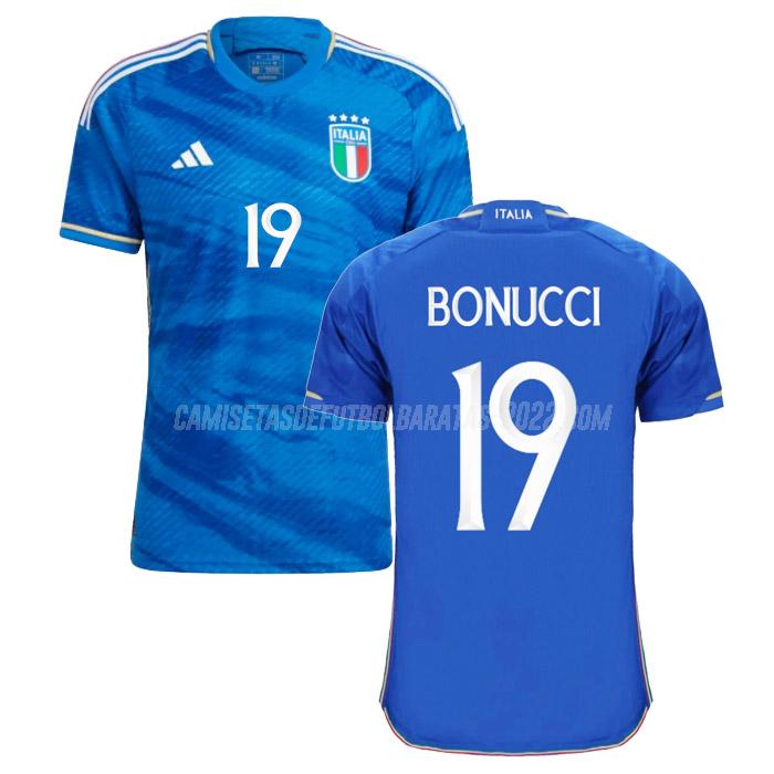 bonucci camiseta 1ª equipación italia 2023