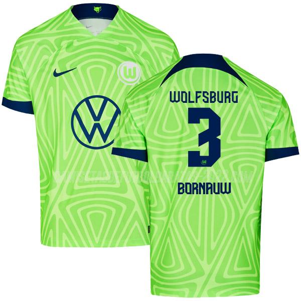 bornauw camiseta 1ª equipación wolfsburg 2022-23