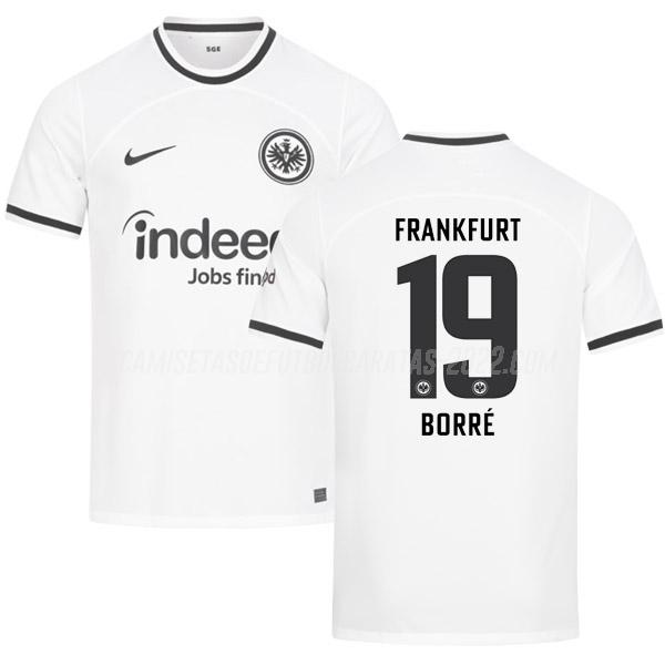 borre camiseta 1ª equipación eintracht frankfurt 2022-23