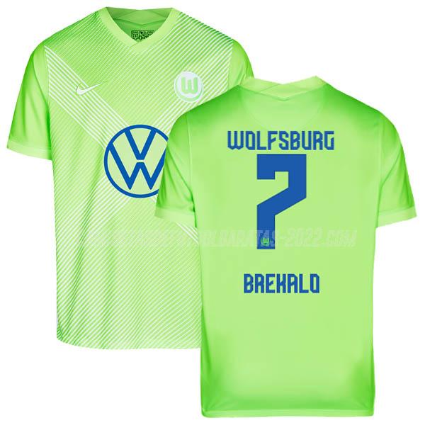 brekalo camiseta de la 1ª equipación wolfsburg 2020-21