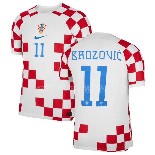 brozovic camiseta 1ª equipación croacia copa mundial 2022