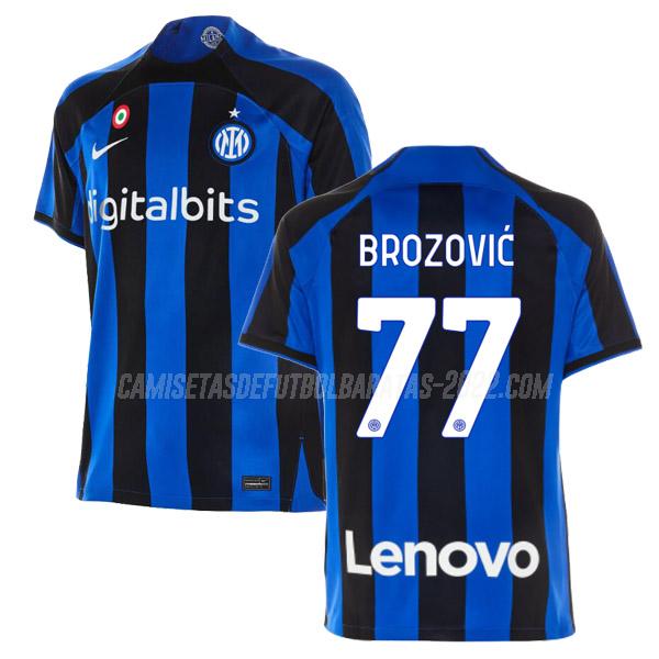 brozovic camiseta 1ª equipación inter milan 2022-23
