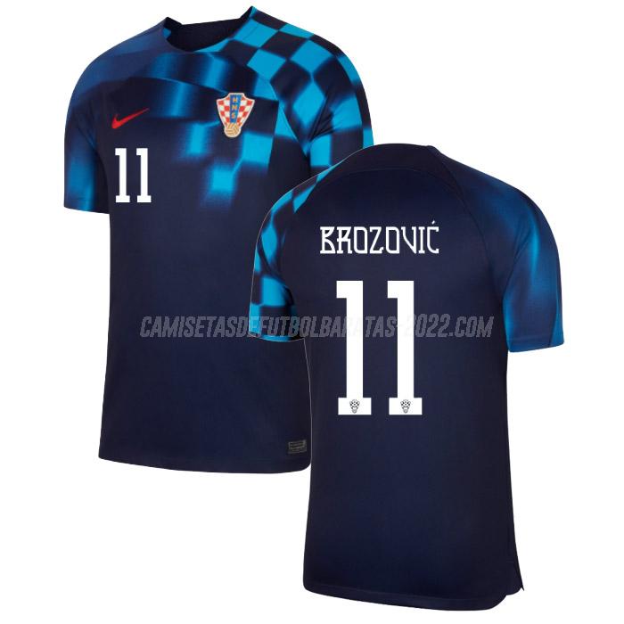brozovic camiseta 2ª equipación croacia copa mundial 2022