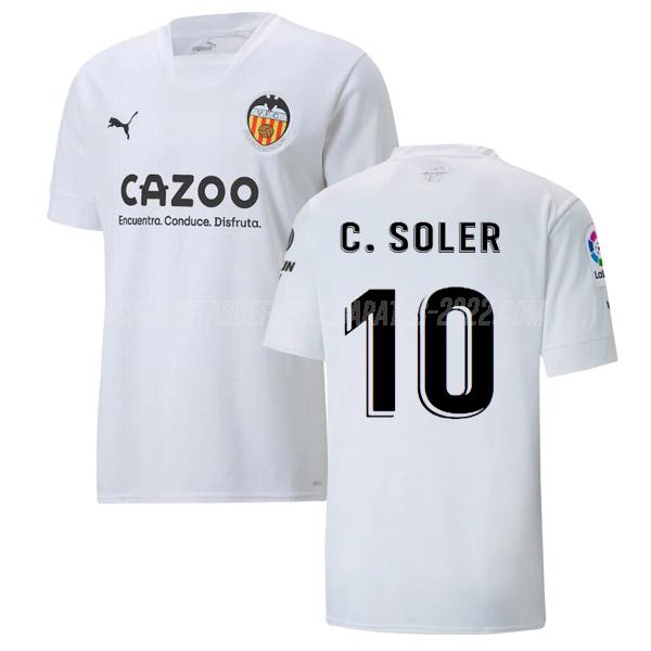c. soler camiseta 1ª equipación valencia 2022-23