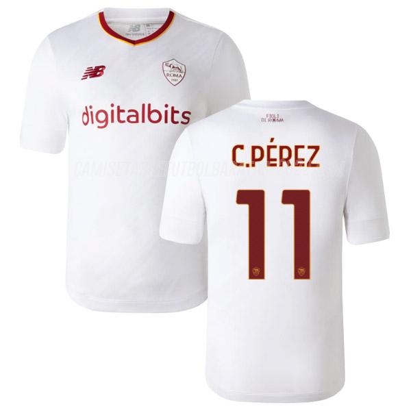 c.perez camiseta 2ª equipación roma 2022-23