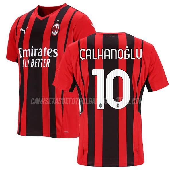calhanoglu camiseta de la 1ª equipación ac milan 2021-22