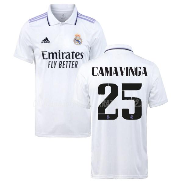 camavinga camiseta 1ª equipación real madrid 2022-23