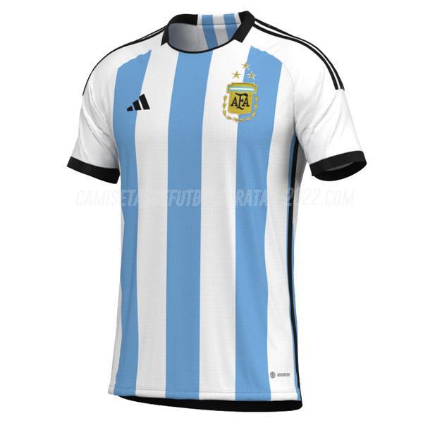 camiseta 1ª equipación argentina 3 star 2022
