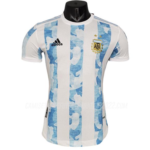 camiseta 1ª equipación argentina edición de jugador 2021