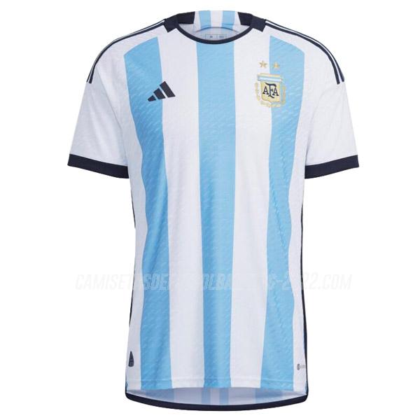 camiseta 1ª equipación argentina edición de jugador 2022